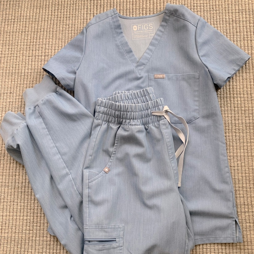 Figs set heather indigo